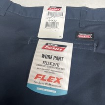 Dickies Mens Relaxed Fit Straight Leg Navy Work Pants 44 X 32  NWT - $22.57