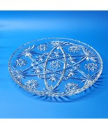 Vintage ANCHOR HOCKING 13&quot; Platter - Early American Prescut Star Of Davi... - £9.64 GBP
