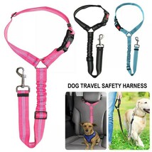 Adjustable Headrest Dog Car Seat Belt Pet Car Safety Harness Bungee Leash - €2,62 EUR+