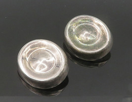 ZINA 925 Silver - Vintage Heavy Non Pierce Button Drop Earrings - EG10532 - £111.48 GBP