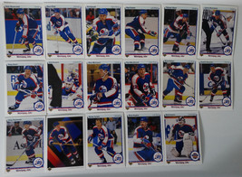 1990-91 Upper Deck UD Winnipeg Jets Team Set of 17 Hockey Cards - £1.59 GBP