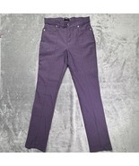 Simon Chang Denim Women’s Purple Microtwill Stretch Pants Size 8 - $53.32 CAD