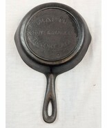 Vtg Cast Iron Martin Stove &amp; Range Skillet #3 6&quot; Monday Morning Hamburge... - €54,35 EUR