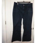 Allen B By Allen Schwartz Dark Wash Women’s Flare Jeans Size 14 W 37  I ... - $39.22 CAD