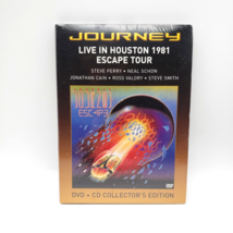 Journey Live in Houston 1981: Escape Tour DVD &amp; CD 2-Disc Set Collectors... - £31.27 GBP
