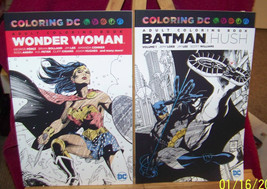 adult coloring books lot of [3} {dc super heroes} - £15.82 GBP