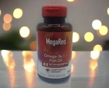 MegaRed Omega3 Fish Oil Supplement 800mg Advanced 6xAbsorption 80 Gels E... - $16.82