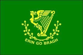 Erin Go Bragh flag - 2 foot x 3 foot - - - 2x3 ft Irish flag by Ruffin Flag Comp - £3.49 GBP