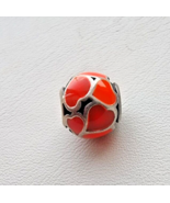 PANDORA ALE AUTHENTIC 925 STERLING SILVER RED HOT LOVE CHARM - $537.45 MXN
