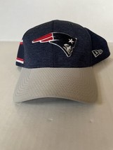New England Patriots New Era 3930 L/XL Fitted Hat Stretch Blue  - £8.04 GBP