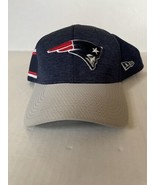 New England Patriots New Era 3930 L/XL Fitted Hat Stretch Blue  - £7.95 GBP
