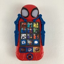 Marvel Spidey &amp; His Amazing Friends Toy Phone Superhero Calls Messages S... - $24.70