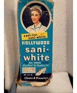 Hollywood Sani White Shoe Preserver Box &amp; Bottle *Pre-Owned w/Wear* qqq1 - $15.99