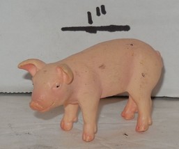 Safari Pretend Play 1&quot; Pig Swine PVC figure Hard Plastic Cake Topper - £3.79 GBP