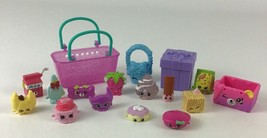 Shopkins Shopping Basket Mini Figures Gift Food Miniature Fun 2013 Moose Toy - £13.90 GBP