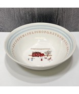 Ralph Lauren Wedgwood Sampler Americana Alphabet Stitch Lg Serving Bowl ... - £42.03 GBP