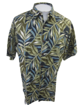 Hilo Hattie Men Hawaiian ALOHA shirt pit to pit 25 L camp tropical luau cotton - £21.36 GBP