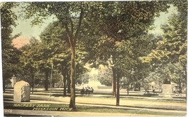 Hackley Park, Muskegon, Michigan, vintage post card 1911 - £11.01 GBP
