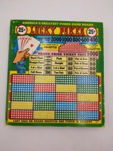 Unpunched America&#39;s Greatest Poker Game Board 25¢ Punch Board Lucky Poker - $59.38