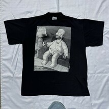 Vtg Homer Simpson Tee XL 90s The Simpsons Cartoon Single Stitch Stanley ... - $2,074.84 MXN