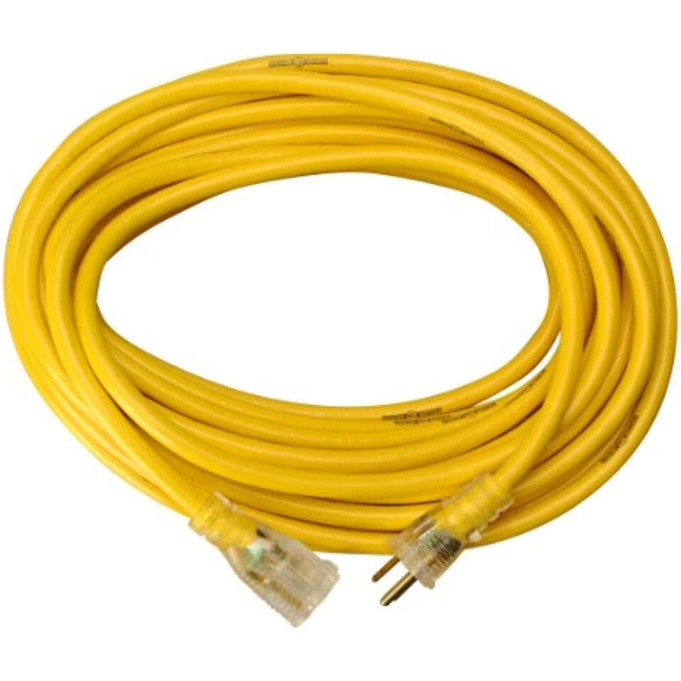 Yellow Jacket 2883 12/3 Heavy-Duty 15-Amp SJTW Contractor Extension Cord... - $42.50