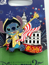 Disney Parks Stitch 4th of July Independence Day 2025 Limited Release Pi... - $33.65