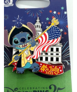Disney Parks Stitch 4th of July Independence Day 2025 Limited Release Pi... - $33.65
