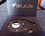 Xikar Xi-102 Black Cigar Cutter, Aluminum body, Double guillotine NIB - $85.00