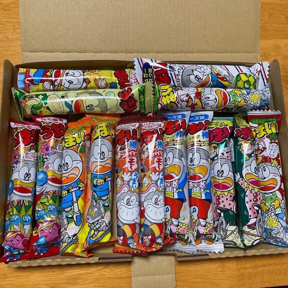 30 bars of Japanese Popular Umaibo Snack Yaokin 10 Flavors Bars Cheese Dagashi Item image 3