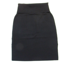 NWT MM. Lafleur Harlem in Black Foldover Waist Stretch Knit Pencil Skirt 1+ - £48.49 GBP