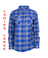 DIXXON FLANNEL x S&amp;S CYCLES Flannel Shirt - Collab 10 YR - Women&#39;s Large - £62.01 GBP