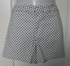 Tommy Hilfiger Shorts Size 16 White with black polka dots 97% Cotton - £12.43 GBP
