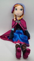 Disney Store Collectible Frozen Movie Large 23&quot; Anna Stuffed Plush Toy - $20.03