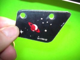 Bally TWILIGHT ZONE Original Flipper Game Pinball Machine Playfield Plas... - $9.71