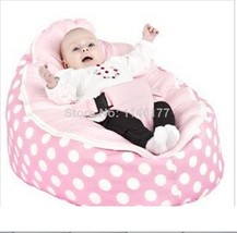 Hot Sale! Pink Infant Bean Bag Soft Sleeping Bag Portable Seat Without Filling - £40.08 GBP