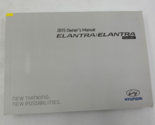 2015 Hyundai Elantra Coupe Owners Manual HandbookOEM D01B17052 - £11.67 GBP