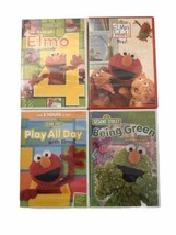 Sesame Street Elmo DVD Lot Of 3 Play All Day Elmo’s World The Best Of El... - £11.57 GBP
