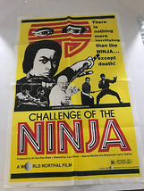 Challenge of the Lady Ninja Original One Sheet Movie Poster 1980 Shaw Br... - $18.99