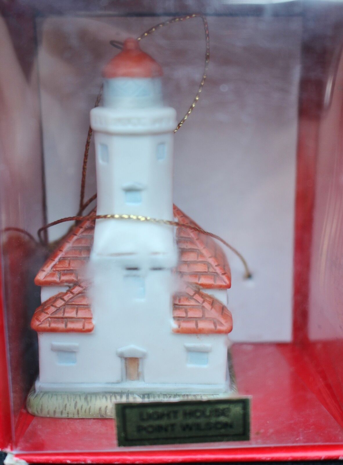 Primary image for Lefton Christmas Ornament Wilson Point Lighthouse 1995 10722 b143