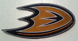 Anaheim Mighty Ducks Embroidered Patch~4 1/8&quot; x 2 1/8&quot;~Iron Sew On~Ships FREE - £3.71 GBP