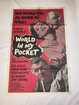 World in My Pocket, 1962 Vintage original one sheet movie poster - £38.94 GBP