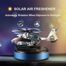Car Air Freshener Solar Helicopter Interior Accessories Decoration - £18.17 GBP
