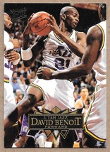 1995-96 Ultra #182 David Benoit Utah Jazz - £1.37 GBP