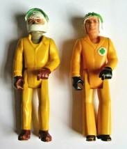 Vintage 1974 3.5&quot; Fisher Price Adventure People Race Car Driver &amp; Paramedic - £7.96 GBP