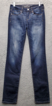 American Eagle Outfitters Jeans Womens Size 4 Blue Denim Stretch Skinny Leg - £14.03 GBP