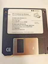 HP PrintSmart Windows DeskJet 400 Series 3.5&quot; floppy Disk Ver 8.0 - £7.73 GBP