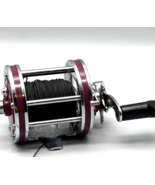Vintage Noris Fishing Reel Shakespeare Multiplier Sea 2154 Trolling Red ... - $575.28 MXN