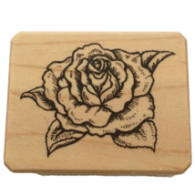 Inkadinkado Stamp Galerie Vernissage Big Rose Flower Lyn Bouguereau Card... - $9.99