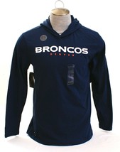 Nike Blue NFL Denver Broncos Long Sleeve Hoodie Hooded Shirt Men&#39;s NWT - £47.84 GBP