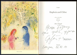1994 Daphnis Chloe Marc Chagall Illustrated Collector Graphic Modernism Painting - £102.54 GBP